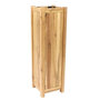 Planter hardhout vierkant (30 x 30 x 100 cm)